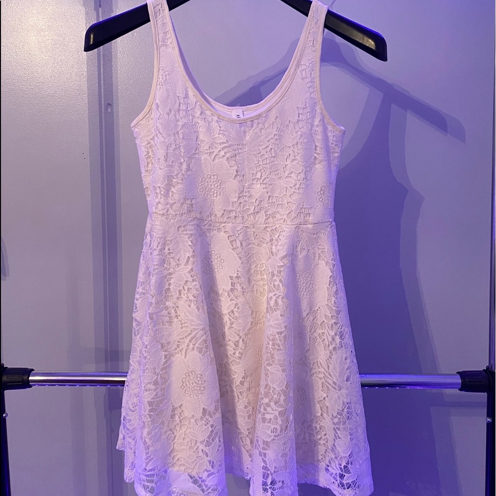 Lace skater style dress